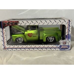 M2 Machines Ground Pounders 1956 Ford 56 F-100 Pickup Truck Hooker R50 15-18